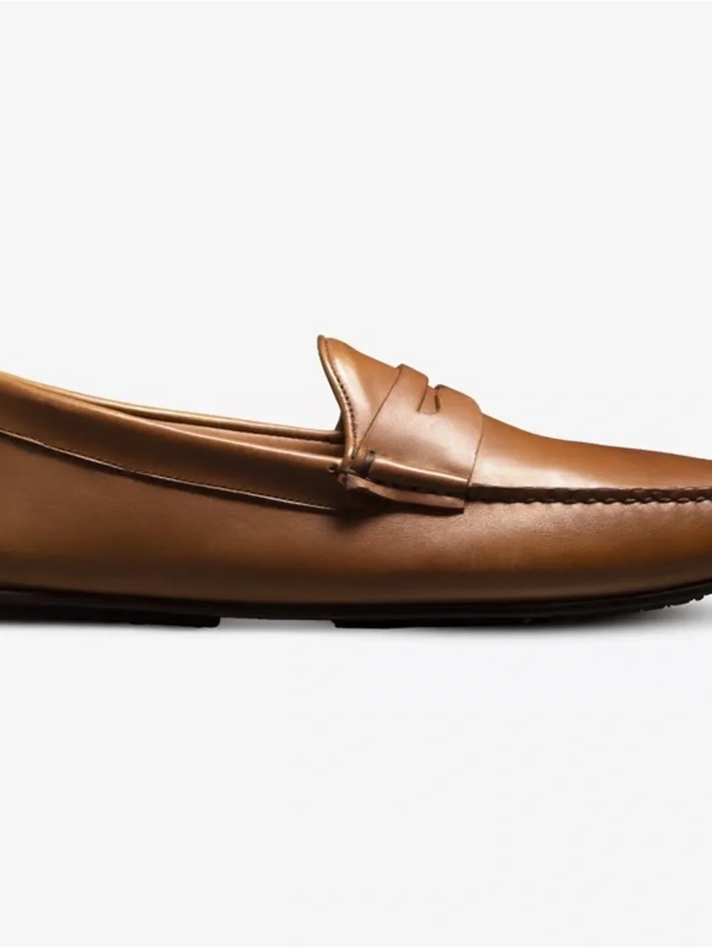 Allen Edmonds Super Sport Penny Loafers 6456 Walnut Brown Leather Slip-on 10.5 - Picture 12 of 14